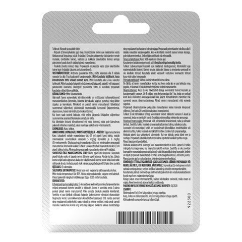 Frontline Combo dog back